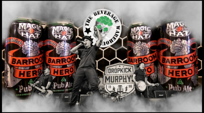 DROPKICK MURPHYS ~ MAGIC HAT BREWERY  3” BARROOM HERO Pub Ale Beer Sticker Sign 