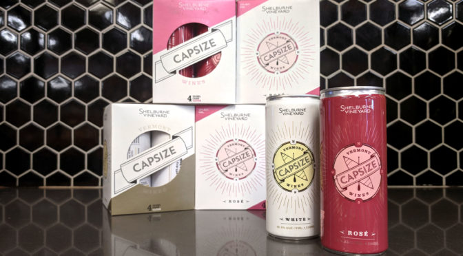 Shelburne Vineyards Capsize Rosé and White Wine Cans – Free Tasting! FRI 5/18 3:30 – 6:30 pm