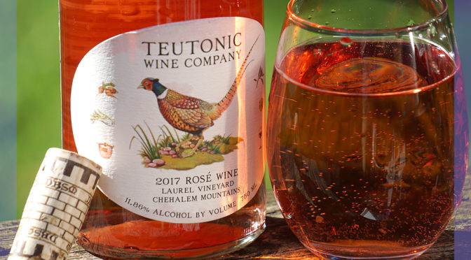 60 Days of Rosé #15 | Teutonic Wine Company | Pinot Noir Rosé | Laurel Vineyard – Chehalem Mountains | $18.99