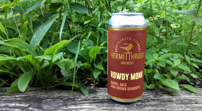 Limited Release! Hermit Thrush Rowdy Monk Barrel-Aged Sour Brown Quadrupel